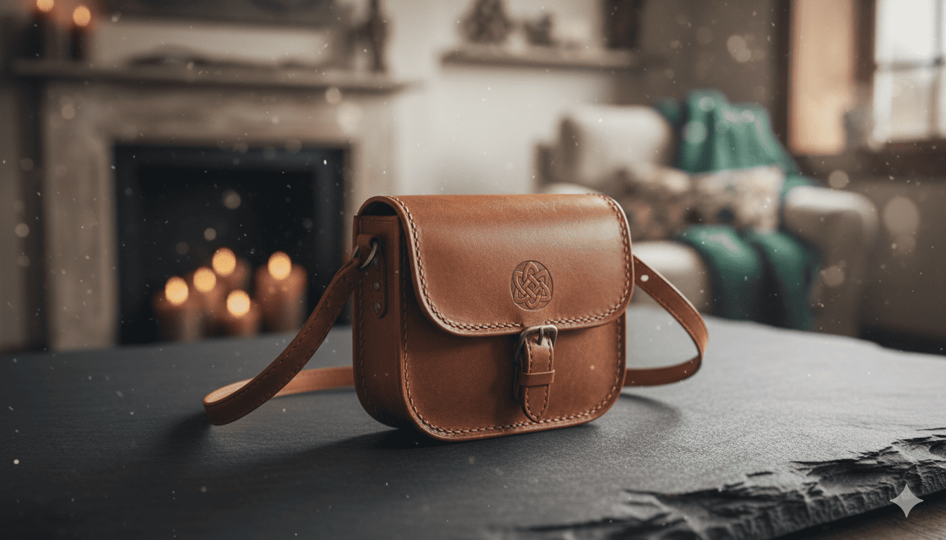 Handstitched Leather Satchel